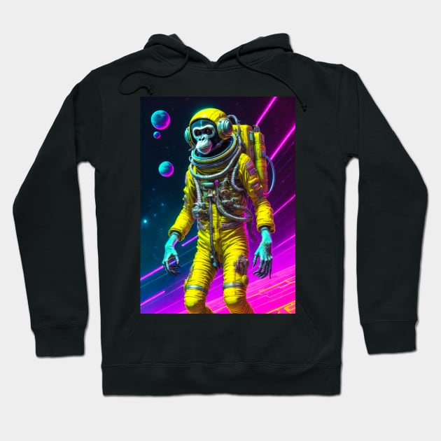 Space Ape Hoodie by DeathAnarchy